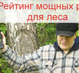 Рейтинг мощных раций для леса